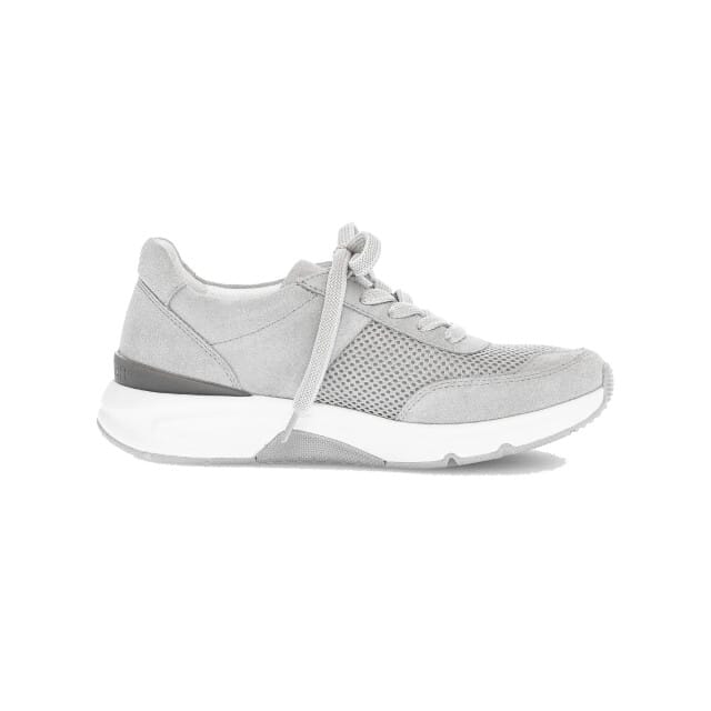 Gabor rollingsoft sensitive 86.897.40 - dames rollende wandelsneaker - Grijs - maat 35.5 (EU) 3 (UK)