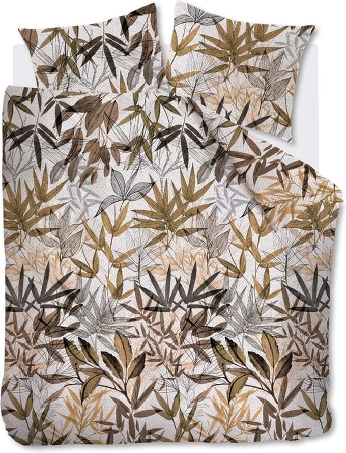 Beddinghouse Mya dekbedovertrek - Tweepersoons - 200x200/220 cm - Bruin