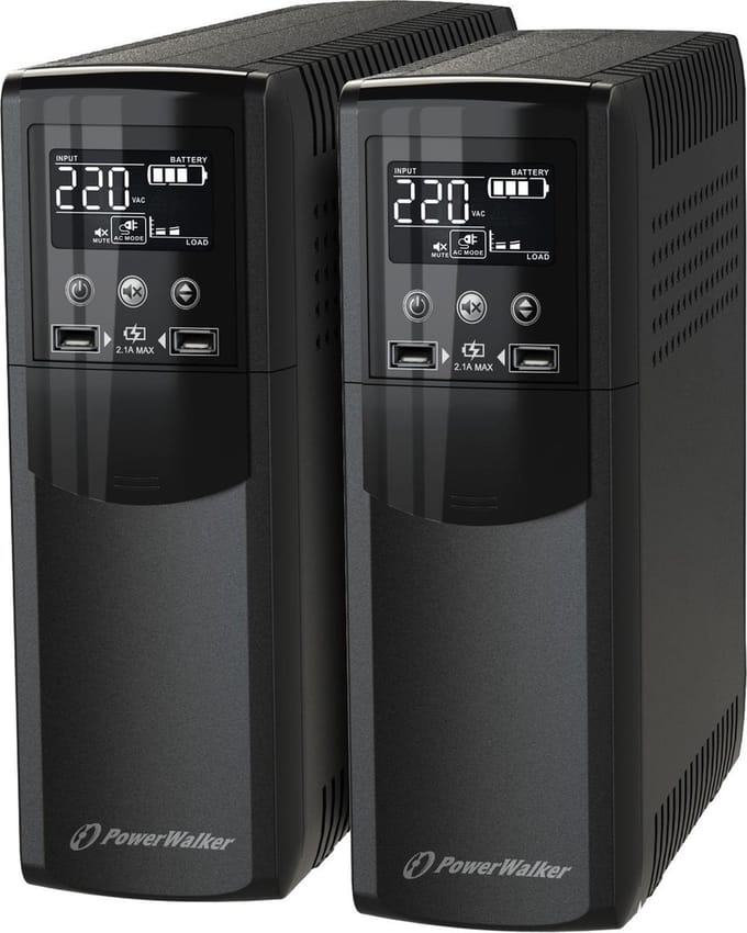 BlueWalker 10121122 - PowerWalker VI CSW - 1000VA/600W - Line Interactive UPS