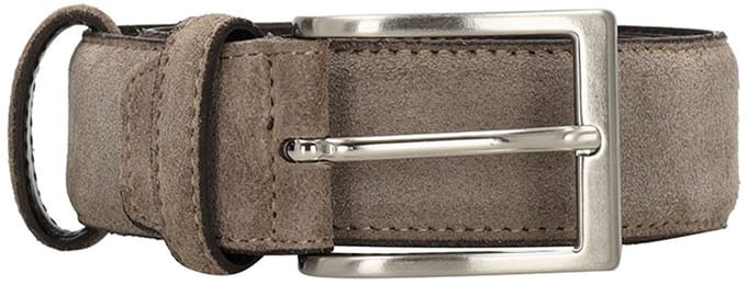 D-Exclusive Suède Riem 3.5 cm Taupe | Maat 115