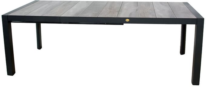 Harrisburg uitschuifbare dining tafel midnight grey L 154 - 214 x D...