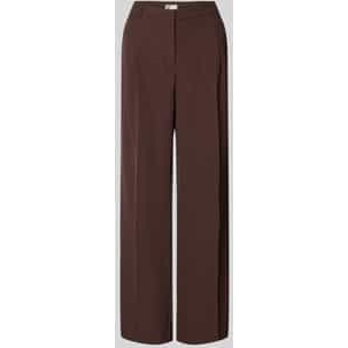 wide leg broek met persplooien