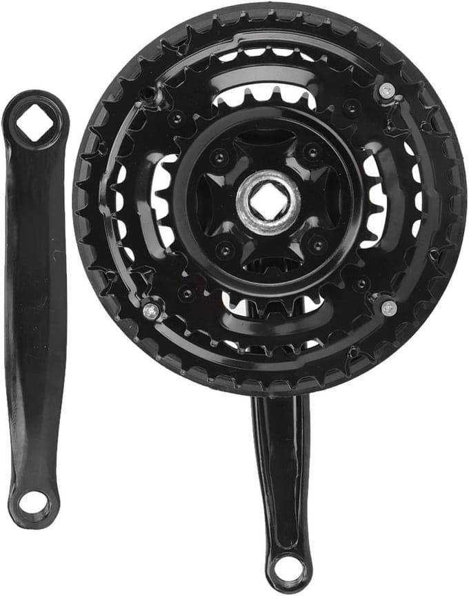 Koolstofstaal Fiets Crank Arm Mountainbike Crankstel Vervanging
