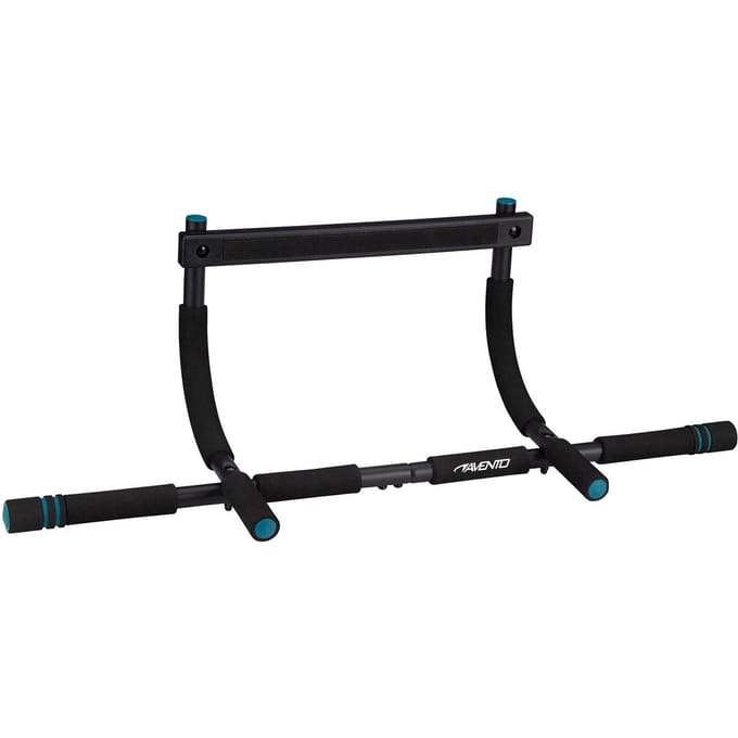 Avento Optrekstang - Deurpost Trainer - Zwart - Staal - tot 100 kg - Multifunctioneel Trainen