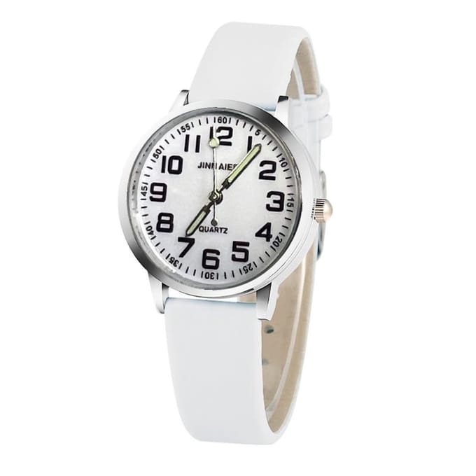 Fako - Kinderhorloge - Jinn Aier - 31mm - Gelakt - Wit