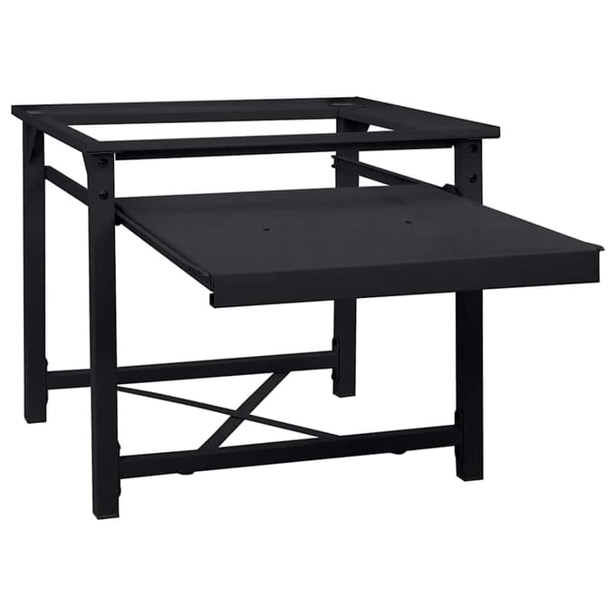 vidaXL - Wasmachine - voet - Zwart - 60 - x - 56 - x - 52 - cm - Staal