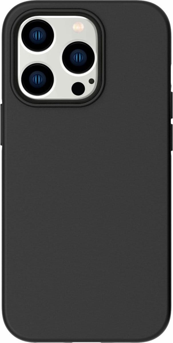 Peachy Matte Black TPU hoesje geschikt voor iPhone 14 Pro Max - zwart