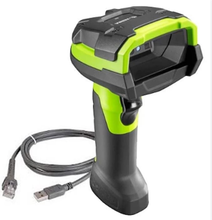 Zebra DS3608-SR Draagbare streepjescodelezer 1D/2D LED Zwart, Groen