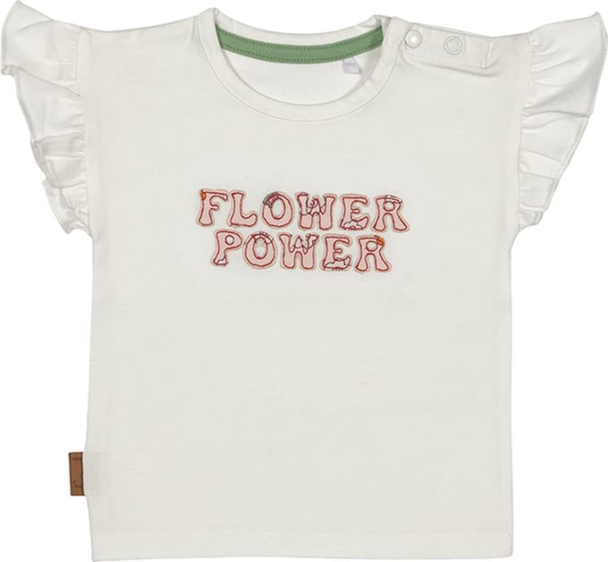 Frogs and Dogs - Meisjes shirt - Offwhite - Maat 86