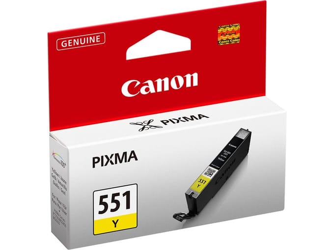 Canon CLI-551Y - Inktcartridge - Origineel - Standaard capaciteit - Geel