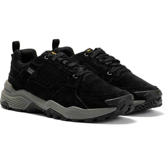 Caterpillar Grip Suede Heren Zwarte Sneakers