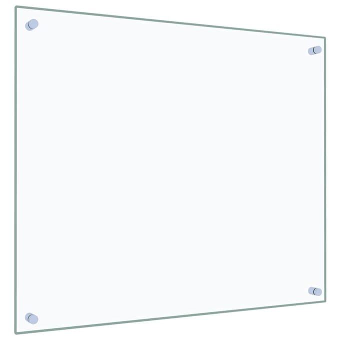 vidaXL - Spatscherm - keuken - 70x60 - cm - gehard - glas - transparant