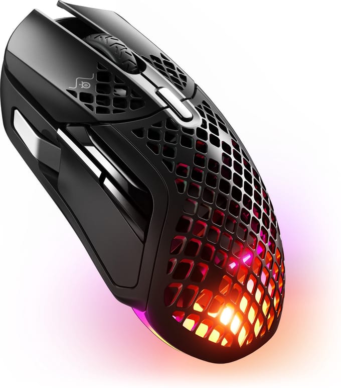 SteelSeries Aerox 5 Wireless - Draadloze Gaming Muis - 9 Programmeerbare Knoppen - Zwart