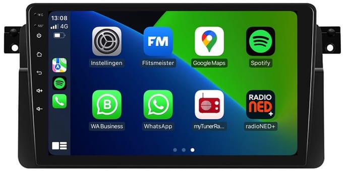 CarPlay autoradio geschikt voor Rover 75 | 2001 t/m 2004 | Android 13 | Draadloos Apple CarPlay & Android Auto | 2GB + 32GB | 8-Core processor | Davilon | 2025 model | 2001 2002 2003 2004 | Bluetooth & Wifi