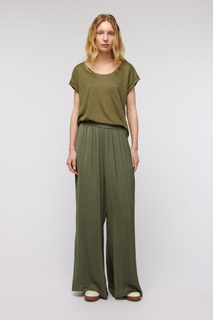 Knitted Imani Pants Sage Größe: XS | Straight Jeans Outlet | Damen | Grün