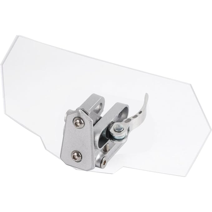 Motorfiets Universele Verstelbare Windscherm Winddeflector Windscherm white