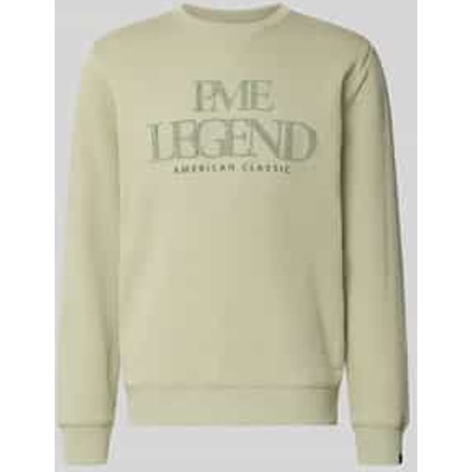 sweatshirt met labelprint