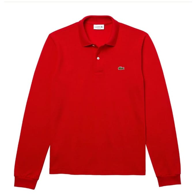 Lacoste T-shirt en Polo Rosso