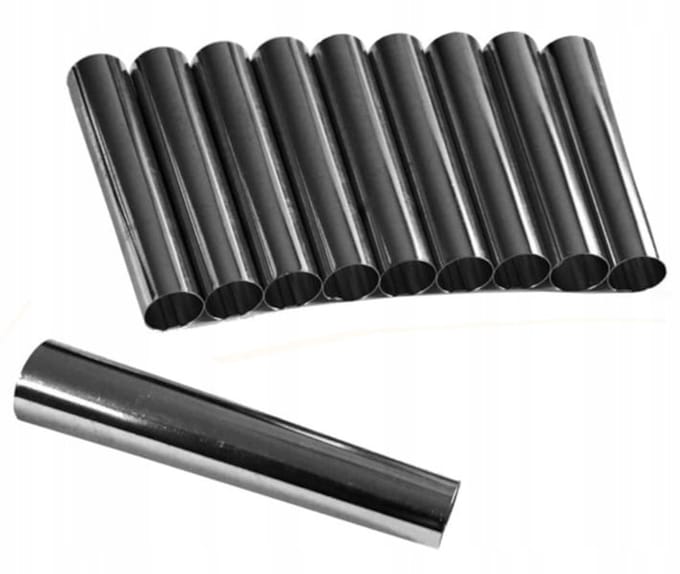 10x Verjongde Bakvormen voor Rolletjes - 11,3 cm