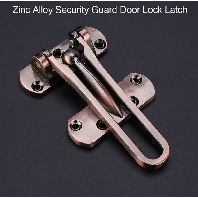 Loquet de sécurité robuste en alliage de zinc pour porte d'hôtel Type 2