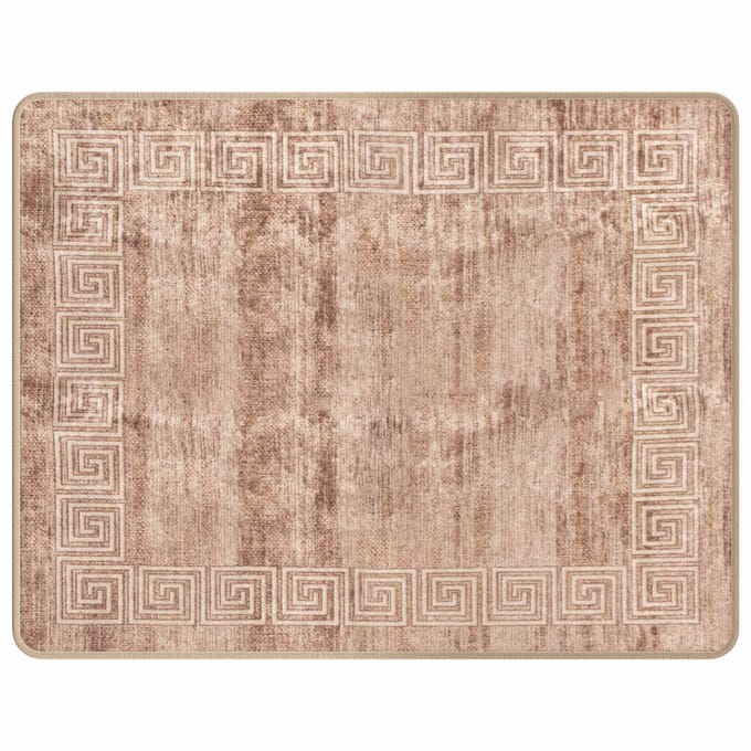 vidaXL - Tapijt - Runner - MARSA - Wit - 80 - x - 100 - cm - Polyester - en - PVC