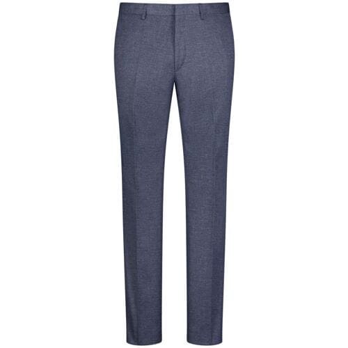 Roy Robson Broek Faux-Uni Flat Front Navy / male