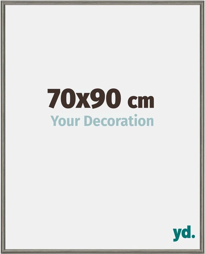 Your Decoration - Fotolijst 70x90 cm - Aluminium - Mercury Structuur - New York