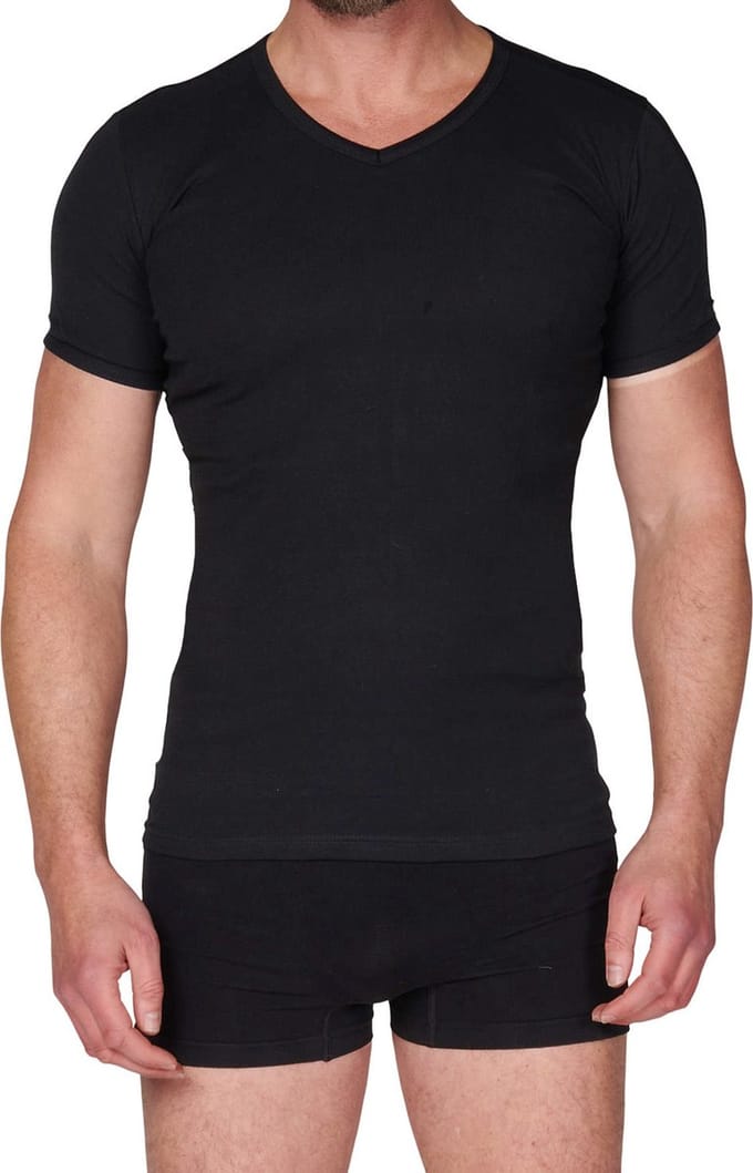 Beeren Bodywear T-Shirt V-Neck Black M