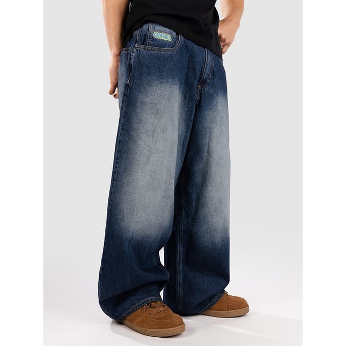 Empyre Sk8 Ultra Wide Jeans blauw
