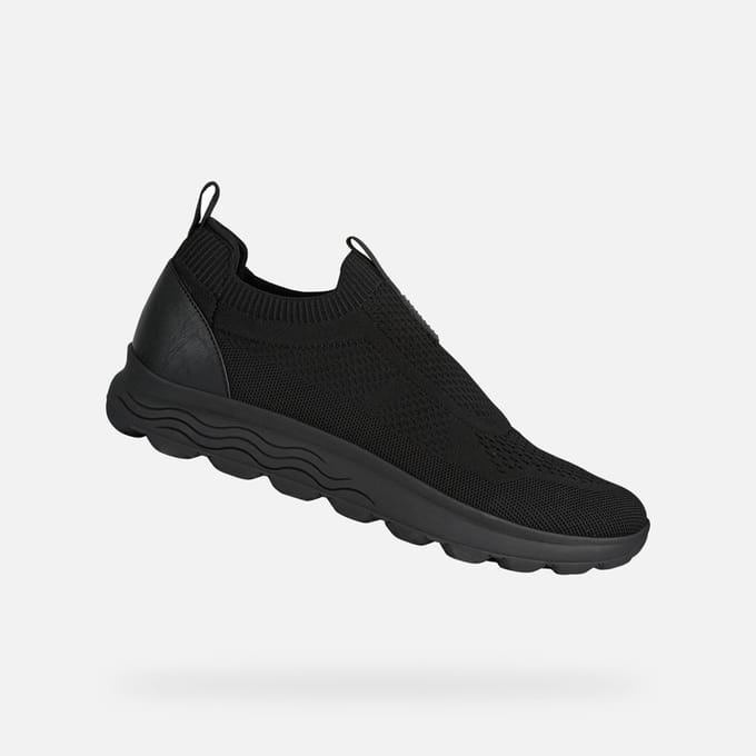 GEOX SPHERICA HEREN Sneakers - ZWART - Maat 44