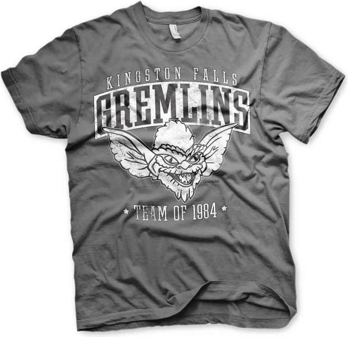 Gremlins Heren Tshirt -M- Team Kingston Falls Gremlins Of 1984 Grijs