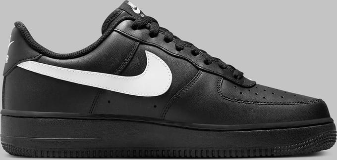 Nike Nike Air Force 1 Low '07 Black White - Sneakers - Heren