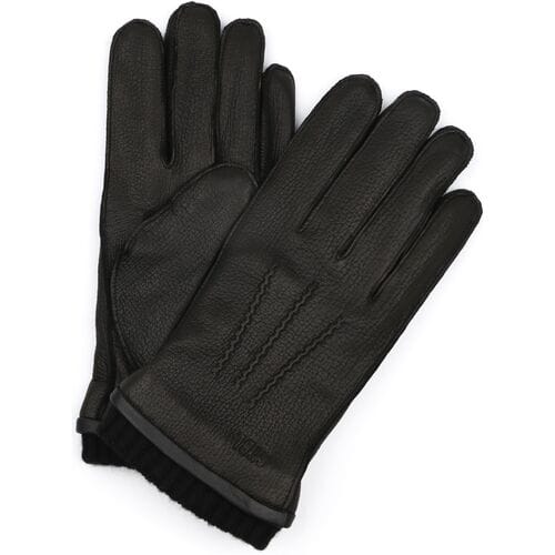 Suitable Handschoen Leer Zwart - Maat 8.5 - Heren