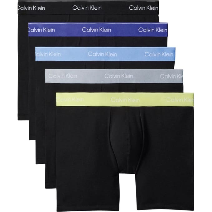 Calvin Klein - Heren Onderbroeken 5-Pack Icon Stretch Boxers - Zwart - Maat XXL