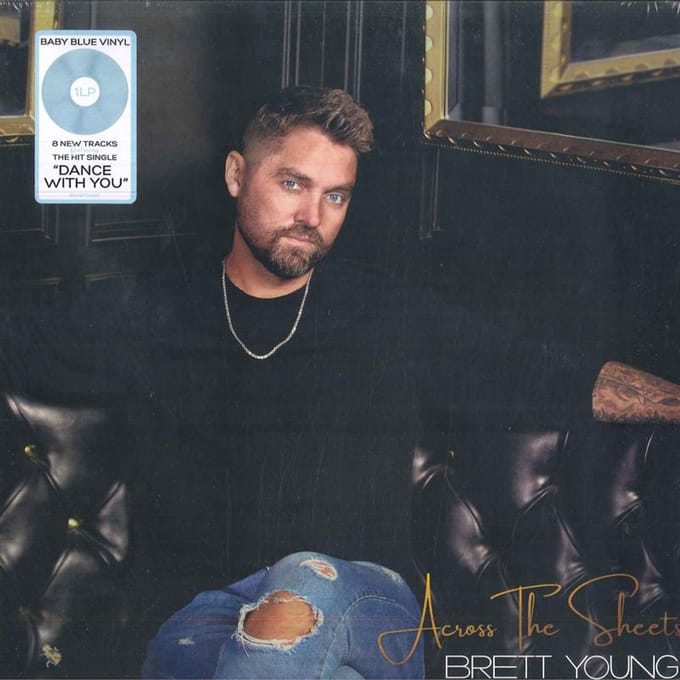 LP Plaat BRETT YOUNG - Across The Sheets 0300 BMLG Records 2023 US Pop gray