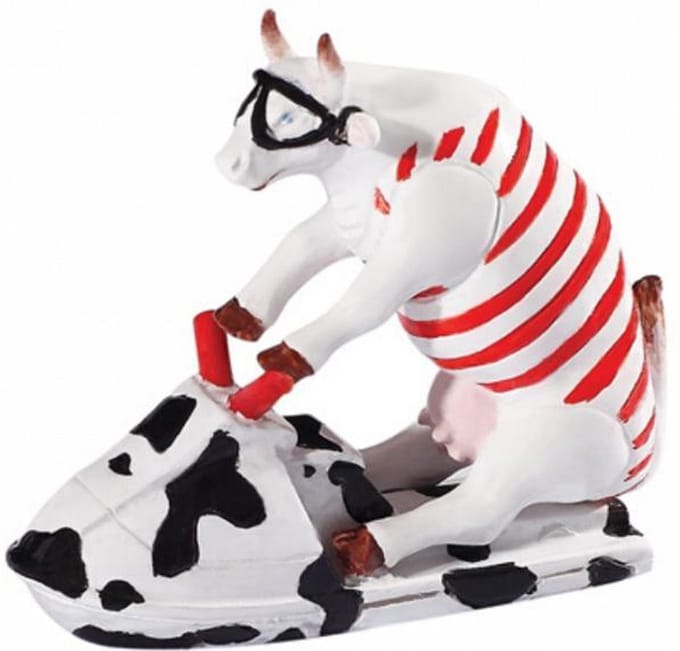 Jet Ski Cow (small) (Als u 3 klein koopt krijgt u 1 gratis)