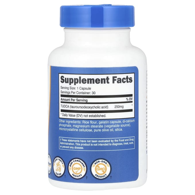 Tudca, 250Mg, 30 Capsules