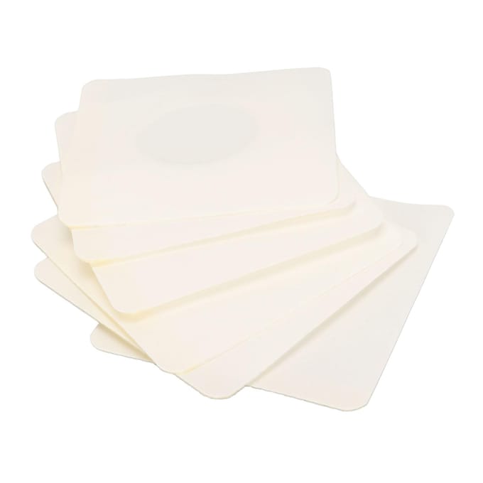 Hoestverlichting Patch Plantenextracten Acupunctuurpunt Absorptie Milde Formule Borstverkoudheid Hoeststicker white