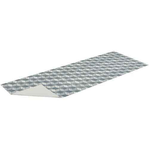 LIVARNO keukenloper 65 x 180 cm (3D Marble Cube, Poppy Seed)