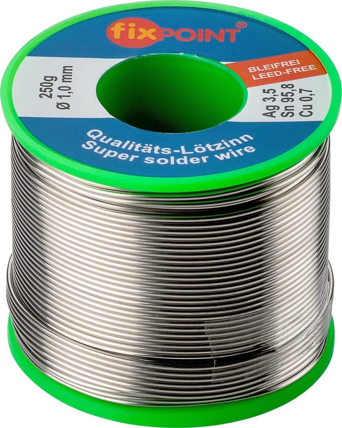 Goobay Professioneel loodvrij soldeertin, ø 1,0 mm, 250 g, bulkverpakking