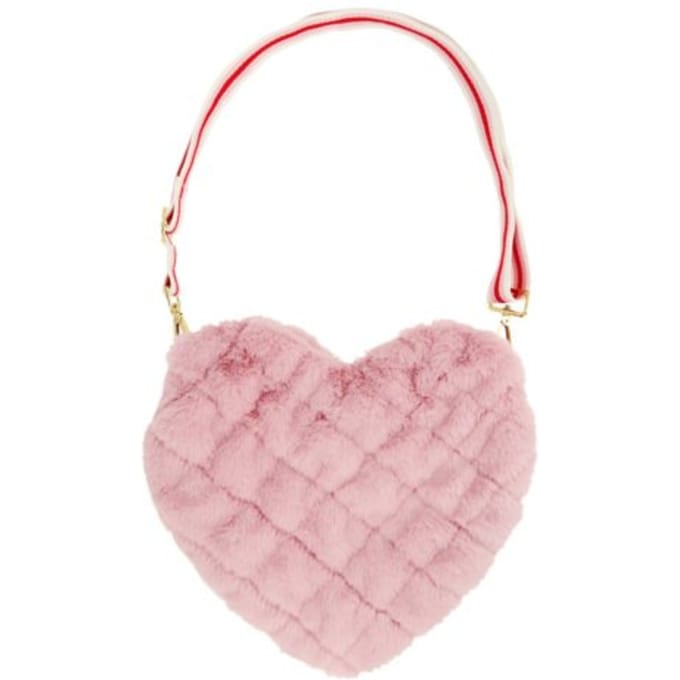 Meri meri valentijnsdag tas - plush heart