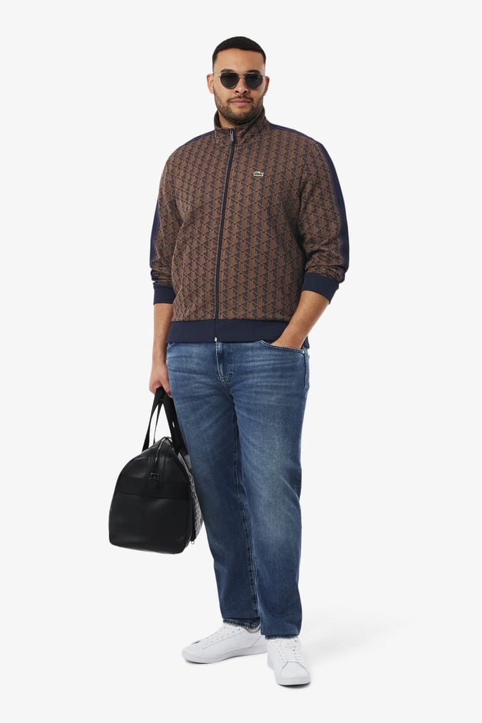 Lacoste Sweatshirt Velvet/date Brown Größe: 3XL | Bomberjacken Outlet | Herren | Braun