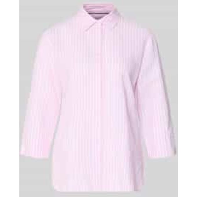 regular fit overhemdblouse van puur katoen model 'VIKI'