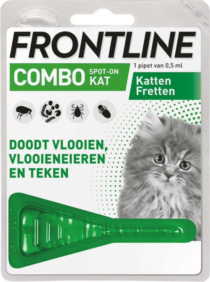 Frontline Combo Spot On - Kat en Fret - 1 Pipet