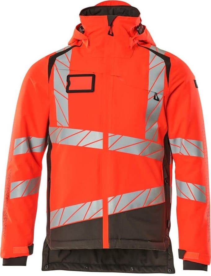 Mascot Accelerate Safe Winterjas 19335-231 - hi-vis rood/donkerantraciet - S