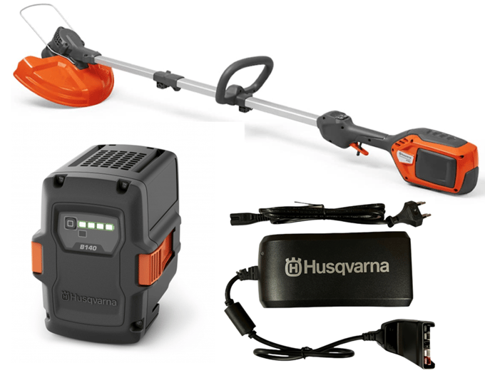 Husqvarna 215iltrimmer + accu b140 + c80
