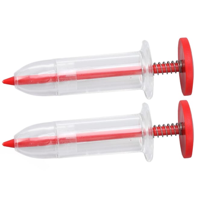 2 stuks Zaaddispenser Mini Zaadmeester Zaaizaadzaaier Gereedschap voor Tuinbouw Zaaien white