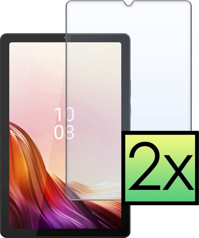 Screenprotector - 2 Stuks - Geschikt voor Lenovo Tab M9 - Extra Sterk - Beschermglas - Gehard Glas - Tempered Glass - Screen Protector - Bescherm Cover