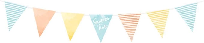 Summertime' Pastel - 1.3m