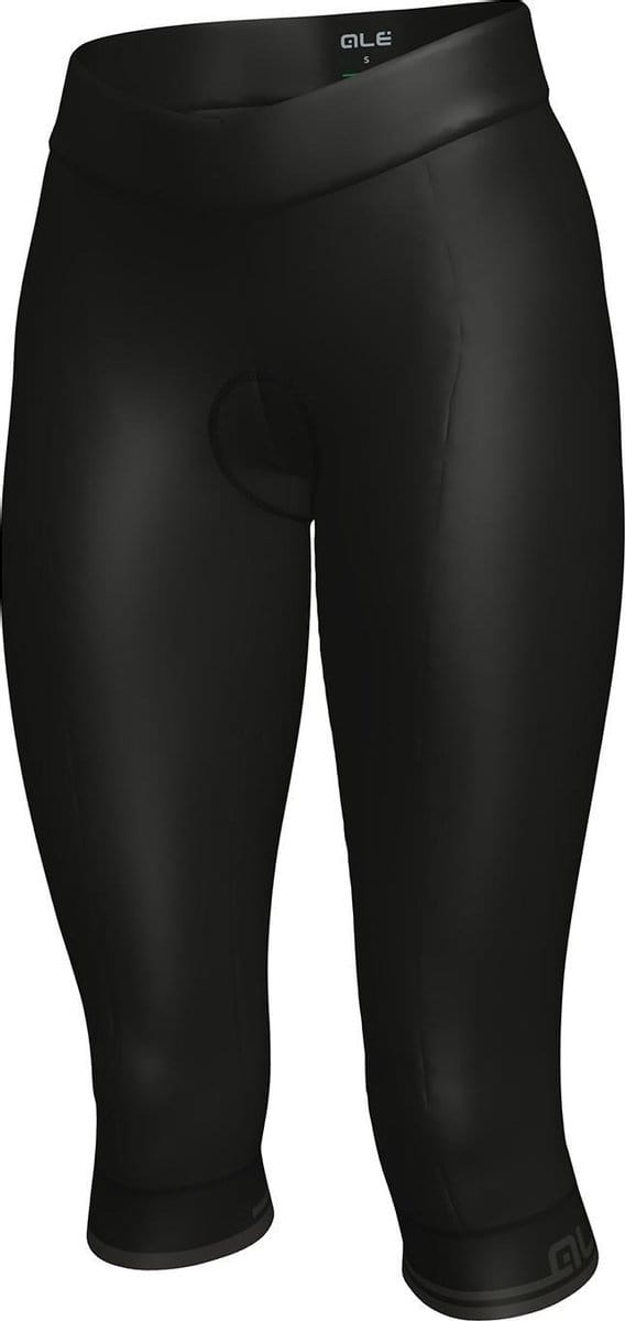 Dames Collant Solid Classico 3/4 - Zwart - L